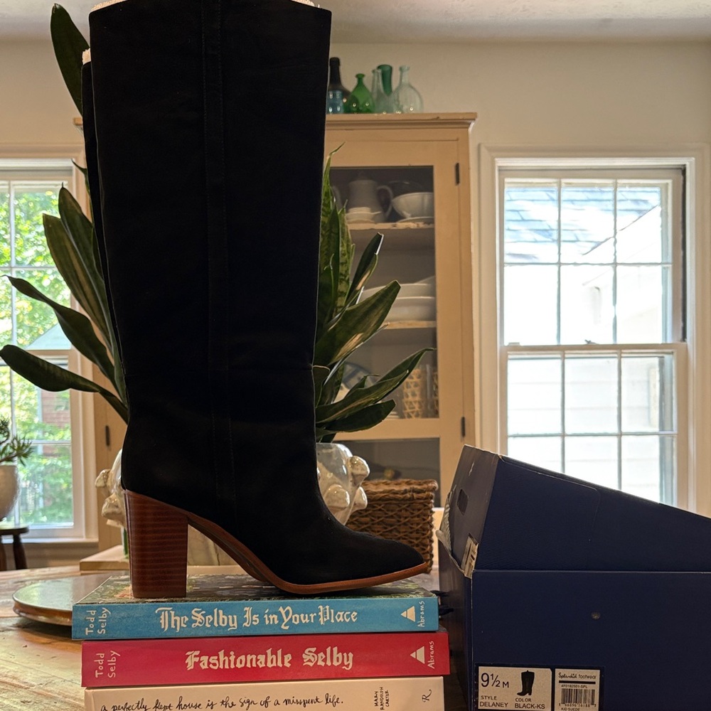 Splendid Black Knee-High Boots